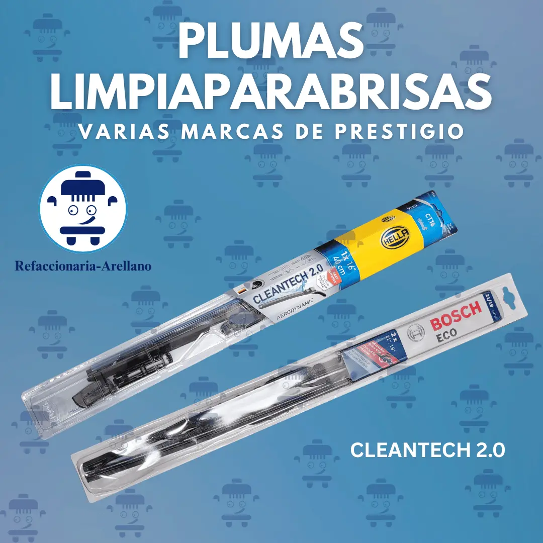 Pluma limpiaparabrisas varias marcas